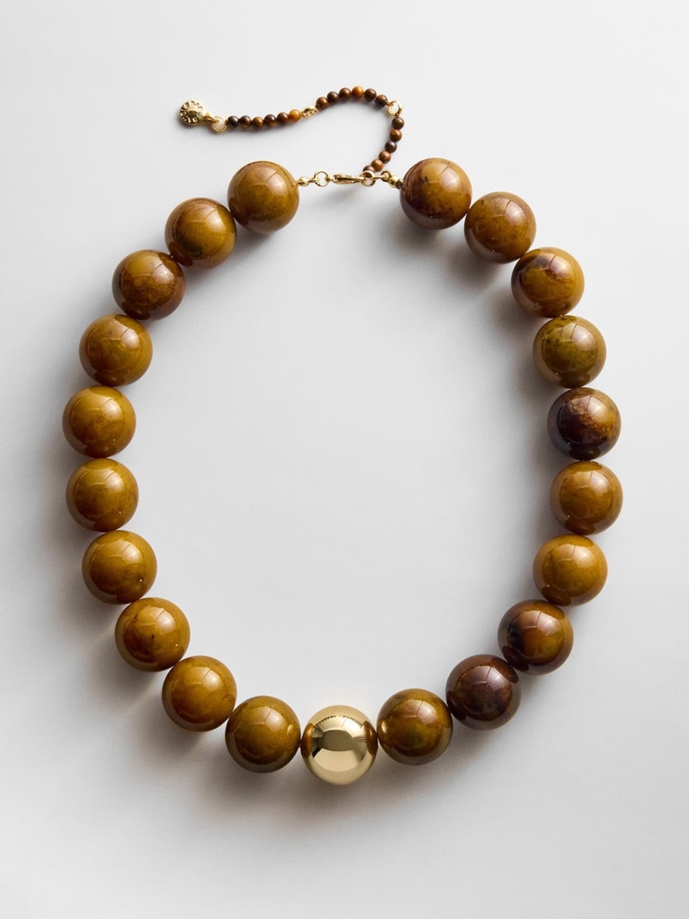 Bauble Bar Jane Beaded Necklace: Tiger's Eye